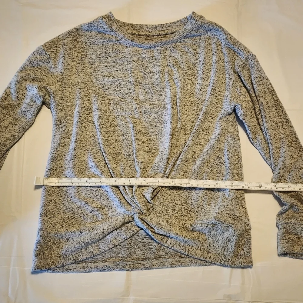 The‎ Children’s Place Front Tie Sweater | Girls M 7/8 | Gray